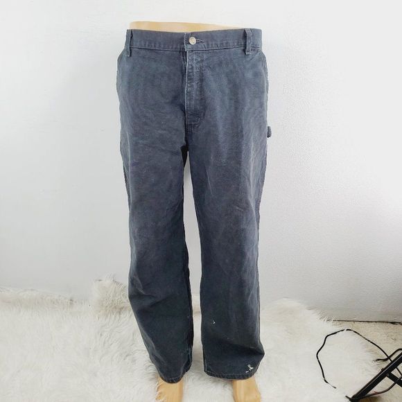 Carhartt Other - Carhartt Mens Black B11 Original Fit Washed Duck Workwear Carpenter Pant 40X30